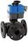 Robinet cu bila, 3 cai, tip L, flanse PN 40, actuator electric, 1&QUOT;