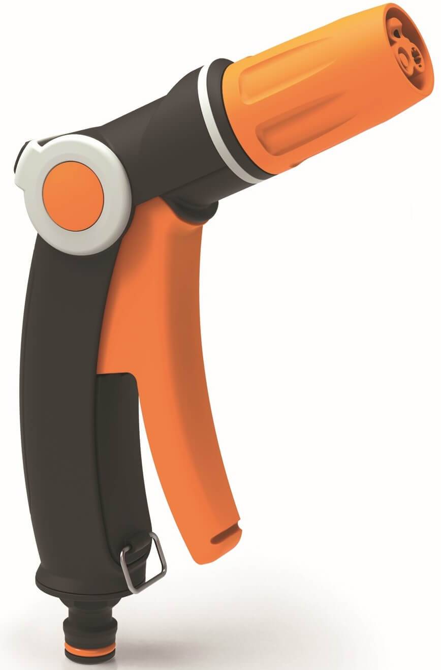 Pistol de stropit &QUOT;3 JET&QUOT; cu debit mediu, varianta soft touch