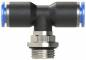 Cupla T push-in, filet cilindric exterior cu O-ring, seria standard, G 1/4&QUOT; - 4 mm