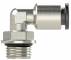 Cupla L push-in cu filet cilindric exterior si O-Ring, seria click-clock, G 1/4&QUOT; - 5 mm