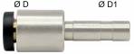 Conector drept push-in 6mm cu adaptor 8mm, click-clock