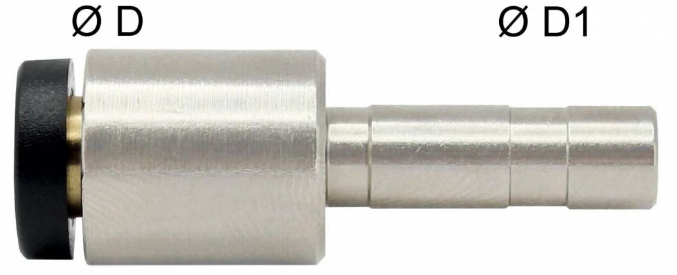 Conector drept push-in 6mm cu adaptor 8mm, click-clock