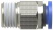 Cupla dreapta push-in cu filet conic exterior, seria standard, R 1/8&QUOT; - 8 mm