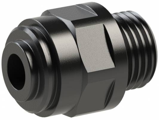 Cupla dreapta push-in cu filet cilindric exterior si O-ring, seria POM, G 1/2&QUOT; - 15 mm