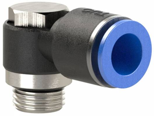 Cupla L banjo push-in cu filet cilindric exterior si O-ring, seria standard, G 1/2&QUOT; - 10 mm