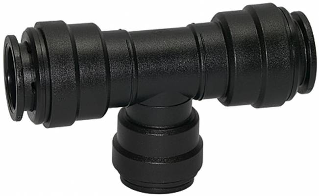Cupla T push-in reductie, seria POM, 18 mm - 15 mm