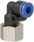 Cupla L push-in cu filet cilindric interior, seria standard, G 1/4&QUOT; - 4 mm