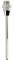 Tub extensie cu duza 3 mm, curbat, 150 mm