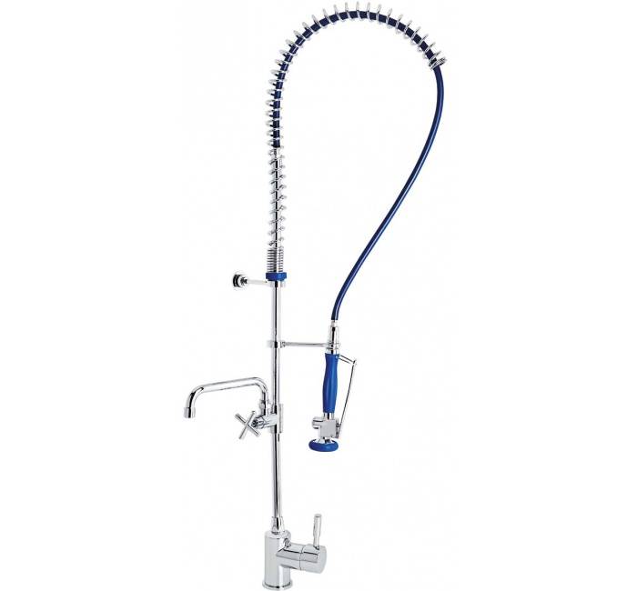 Baterie inalta cu pre-clatire, gat si mixer cu maner
