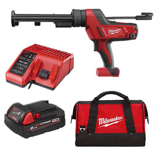Pistol aplicare silicon 310 ml M18 - C18 PCG/310C-201B