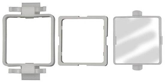 Cadru de instalare cu capac de protectie din plastic pentru manometru digital