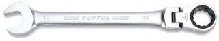 Cheie combinata 9 mm cu clichet pivotant din otel crom-vanadiu - Top quality