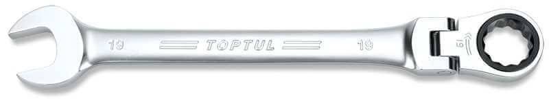 Cheie combinata 9 mm cu clichet pivotant din otel crom-vanadiu - Top quality