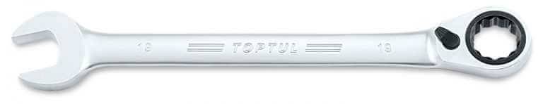 Cheie combinata 14 mm cu clichet, reversibila, otel crom-vanadiu - Top quality