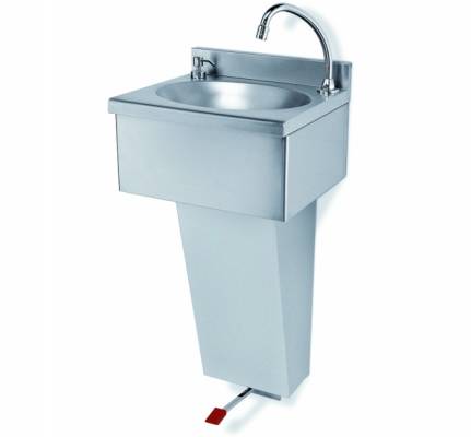 Chiuveta din inox cu pedala