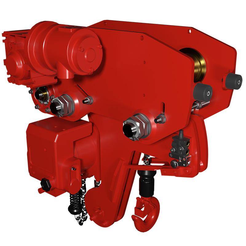 Combinatie palan pneumatic si troliu 500 kg - compact