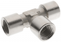 Conector T cu filete interioare G 1/8&QUOT;, PN 150, alama nichelata