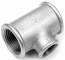 Conector T cu filete interioare Rp 1 1/4&QUOT;-Rp 1/2&QUOT;-Rp 1 1/4&QUOT;, din fonta maleabila