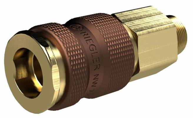 Cupla rapida mama ne-interschimbabila cu filet exterior G 1/4&QUOT;, maro, DN 7,8
