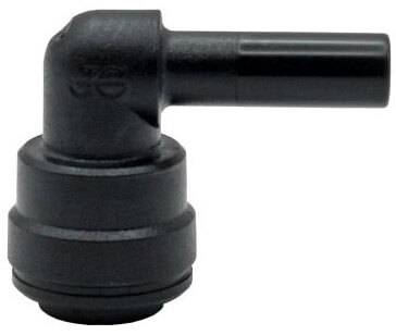 Cupla L push-in cu adaptor, seria POM, 10 mm