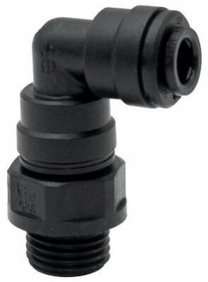 Cupla L push-in, filet cilindric exterior cu O-ring, seria POM, G 1/2&QUOT; - 12 mm