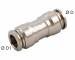 Cupla dreapta push-in metalica, 4 mm - 4 mm