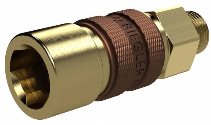Cupla rapida mama ne-interschimbabila cu filet exterior G 1/8&QUOT;, maro, DN 5