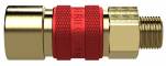 Cupla rapida mama ne-interschimbabila cu filet exterior G 1/4&QUOT;, rosie, DN 5
