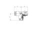 Cupla L-T push-in metalica cu filet exterior, G 1/8&QUOT; - 5 mm