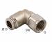 Cupla L push-in metalica cu filet interior, G 1/4&QUOT; - 8 mm