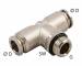 Cupla T push-in metalica cu filet exterior, M5 - 4 mm