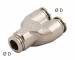 Cupla Y push-in metalica, 4 mm