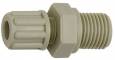 Cupla dreapta push-on 6/4 cu filet cilindric exterior G 3/8&QUOT; - Polipropilena