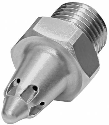 Duza de siguranta rotunda cu nivel redus de zgomot, filet exterior M 12x1,25, 35 mm, Ø exterior 11 mm