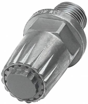 Duza de siguranta rotunda cu nivel redus de zgomot, filet exterior M 12x1,25, 47 mm, Ø exterior 19 mm
