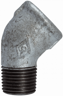 Cot 45° cu filet interior Rp 3/4&QUOT;-exterior R 3/4&QUOT;, din fonta maleabila