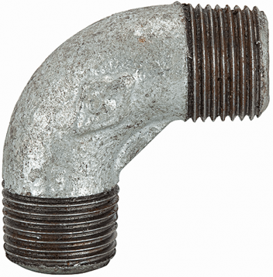 Cot 90° cu filete exterioare R 1 1/4&QUOT;, din fonta maleabila