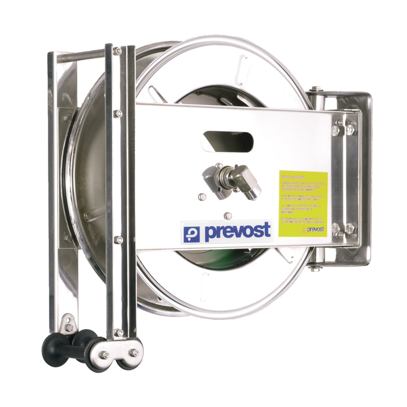 Derulator neechipat (fara furtun) - presiune ridicata - INOX