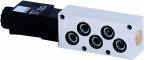 Distribuitor 5/2 bistabil - montaj placa tip B