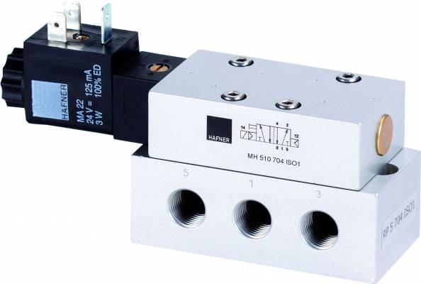Distribuitor 5/2 ISO1 - monostabil