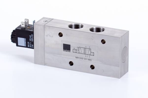 Distribuitor 5/2 electric, monostabil - INOX