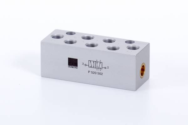 Distribuitor 5/2 bistabil - actionare pneumatica