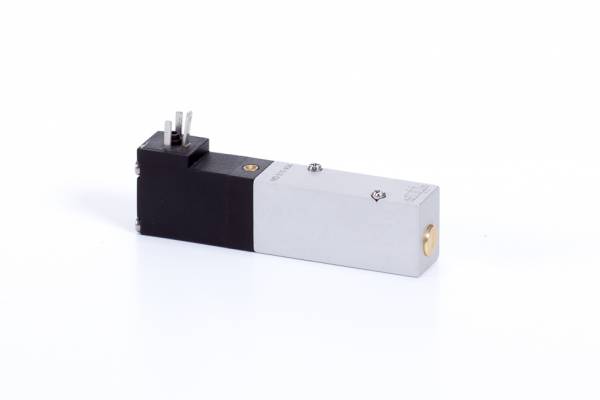 Distribuitor 5/2 electric, monostabil, montaj pe placa, tip MD, porturi placa
