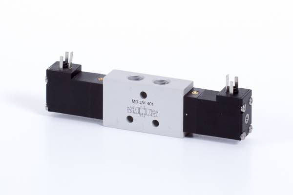 Distribuitor 5/3 electric, centru inchis, tip MD