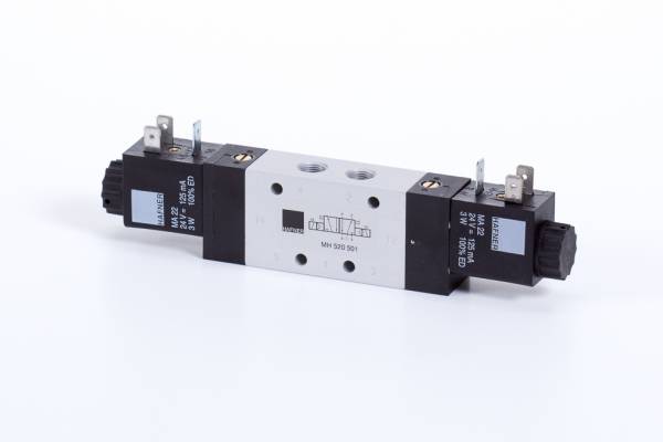 Distribuitor 5/2 electric, bistabil, montaj in linie tip MH