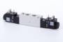 Distribuitor 5/3 electric, montaj pe placa, centru inchis, porturi distribuitor, tip MH