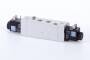 Distribuitor 5/3 electric, montaj pe placa, centru inchis, porturi distribuitor, tip MH