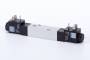 Distribuitor 5/3 electric, centru exhaustat, montaj placa - temperaturi scazute