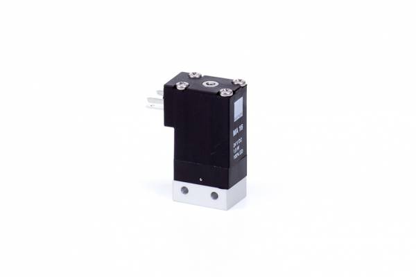 Distribuitor 3/2 electric, monostabil, montaj in linie tip MD