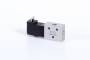 Distribuitor 3/2 electric, monostabil, montaj in linie tip MD